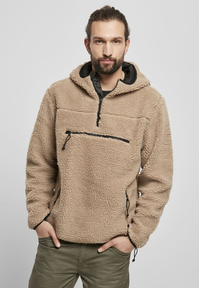 BD5023-00804-0231 Maglione worker Teddyfleece Brandit camel 7XL