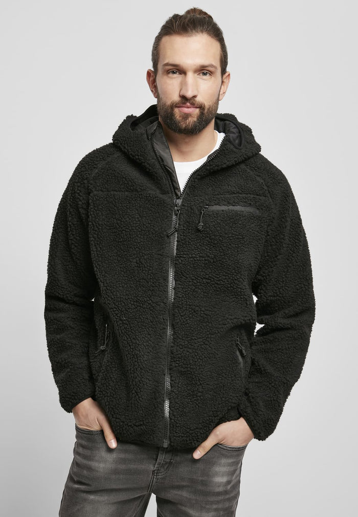 BD5024-00007-0231 Giacca worker Teddyfleece Brandit nero 7XL