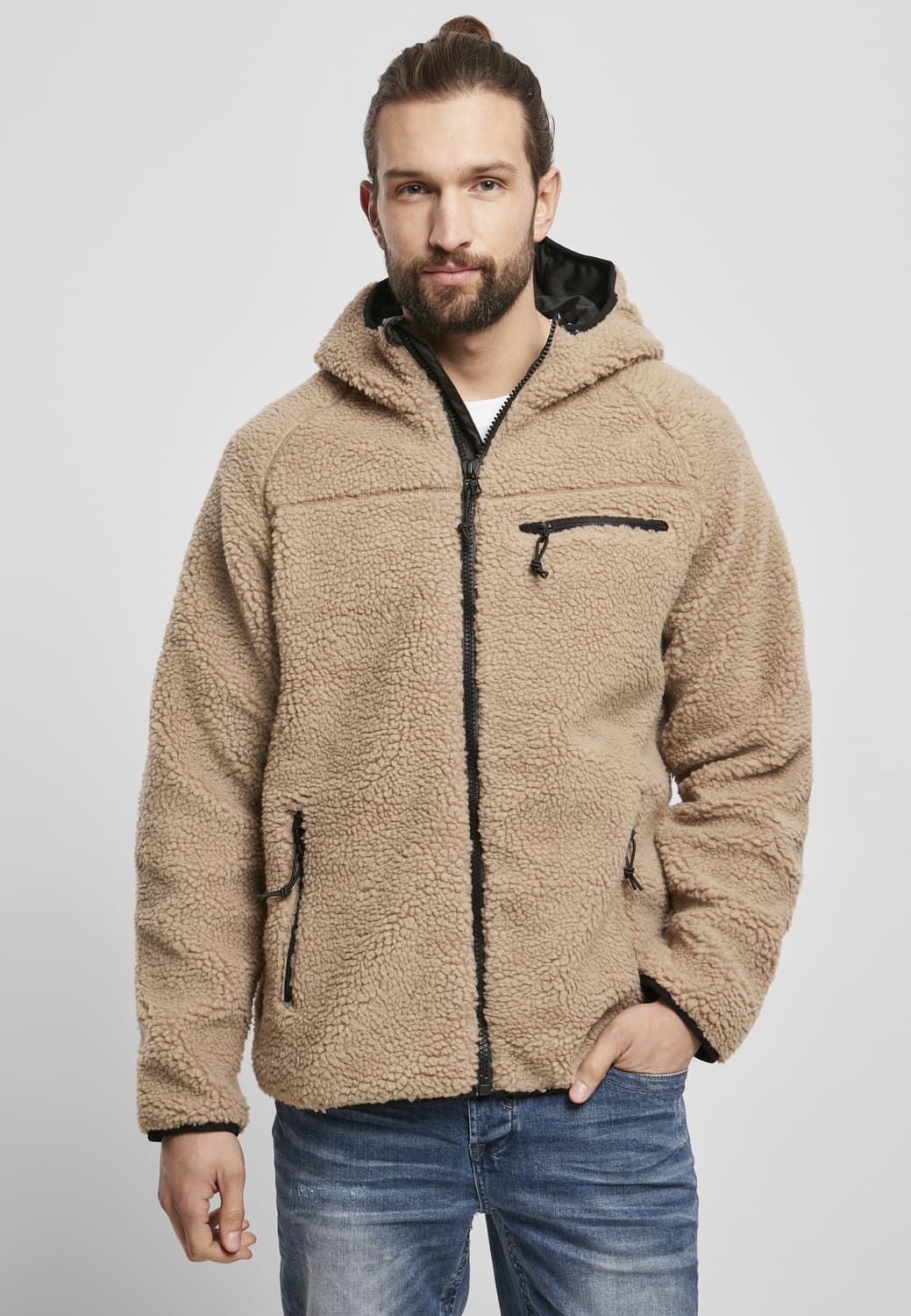 BD5024-00804-0231 Teddyfleece worker jacket Brandit camel 7XL