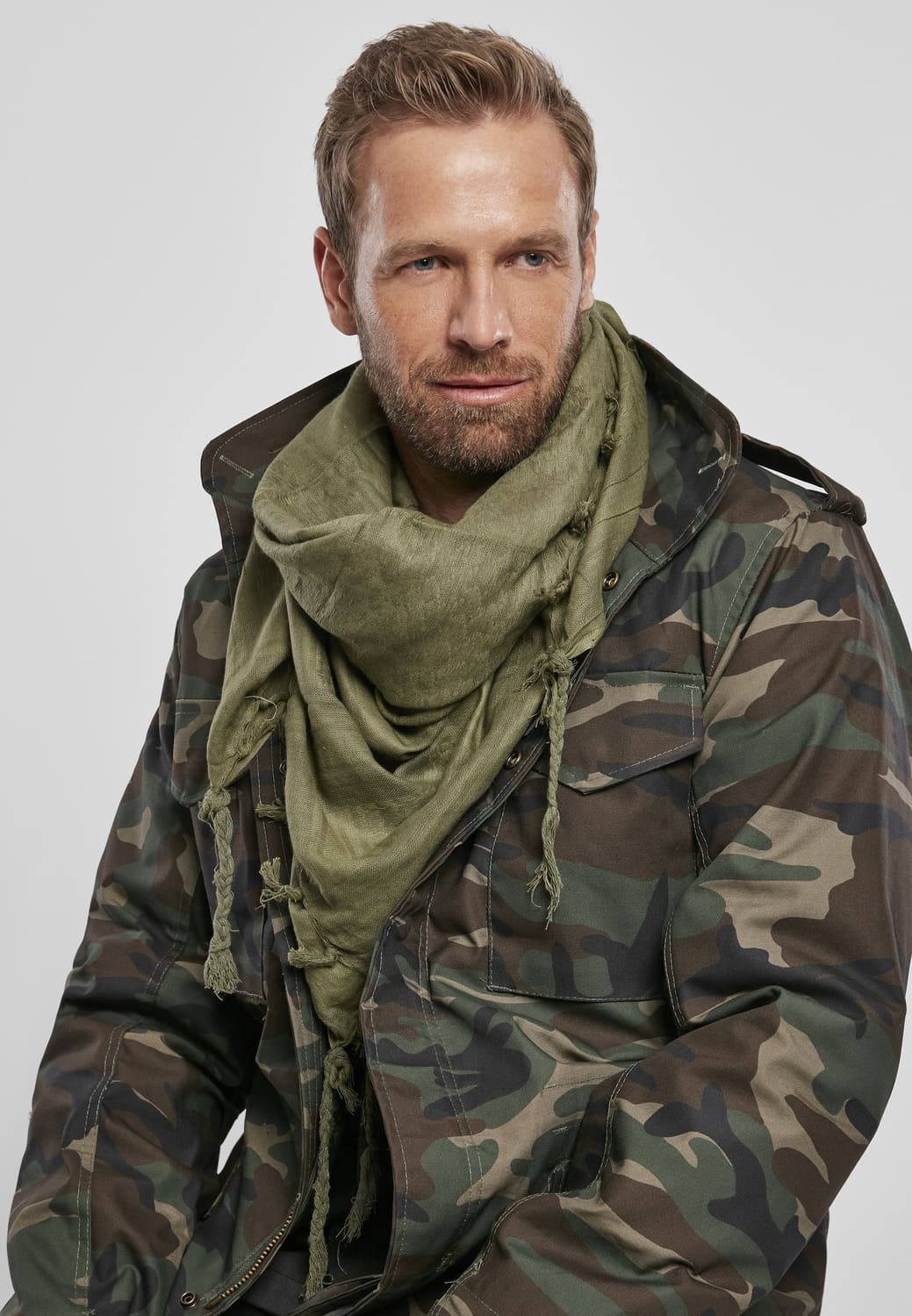 BD7009-00176-0050 Brandit olive one size shemagh scarf