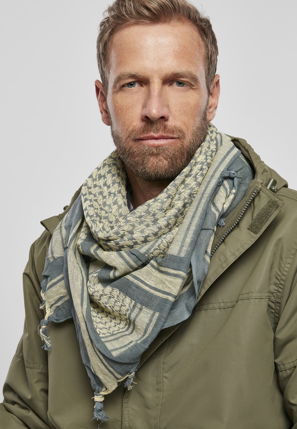 BD7009-02718-0050 Brandit shemagh scarf petrol/khaki one size