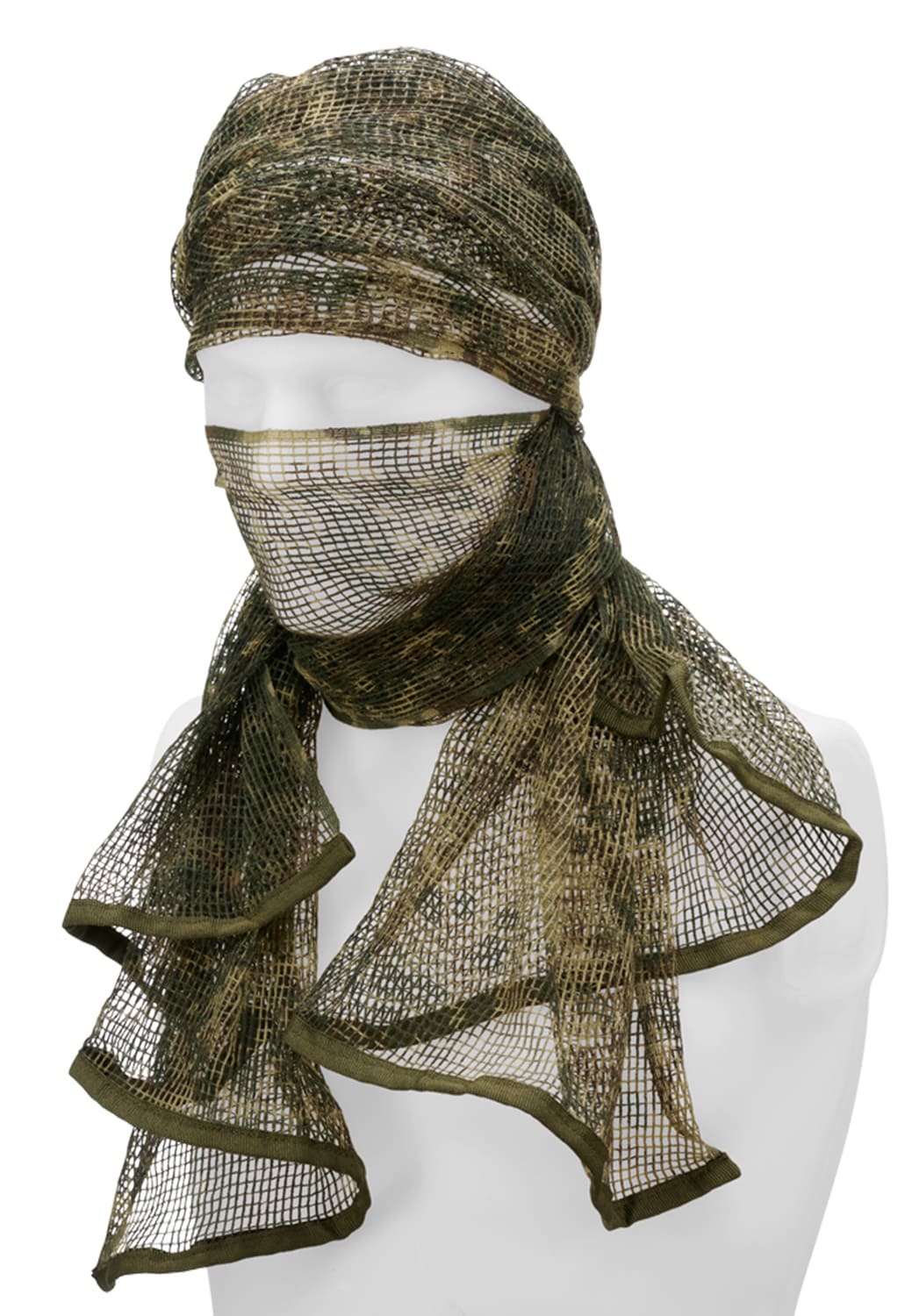 BD7015-02187-0050 Sciarpa militare a rete Brandit flecktarn one size