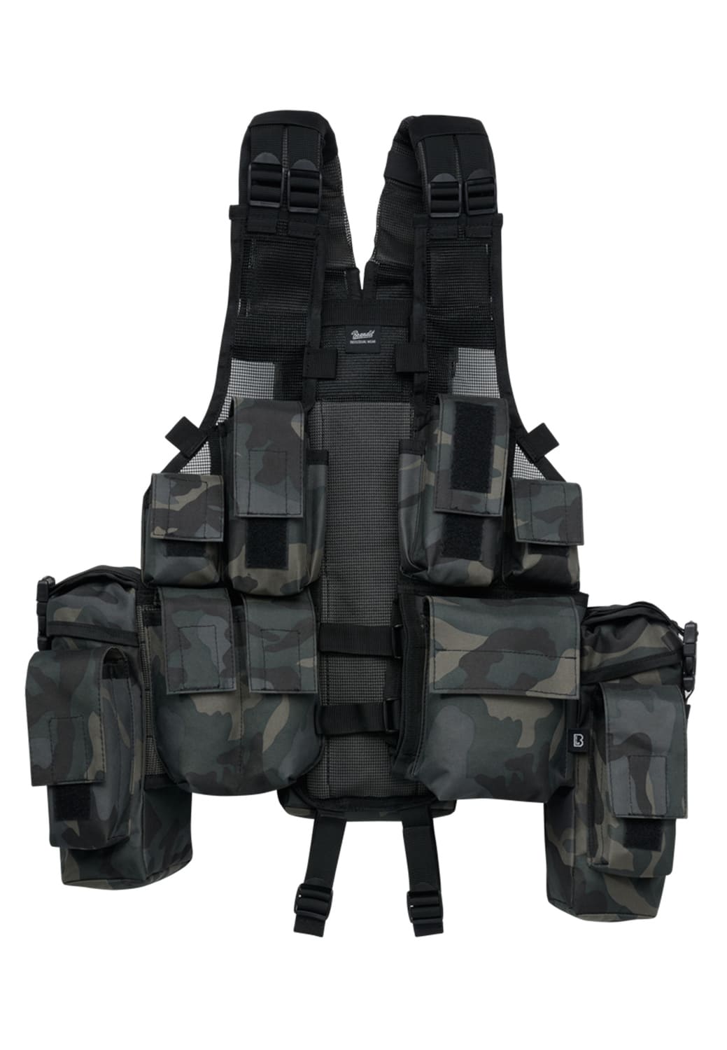 BD8006-00707-0050 Brandit dark camo tactical vest one size