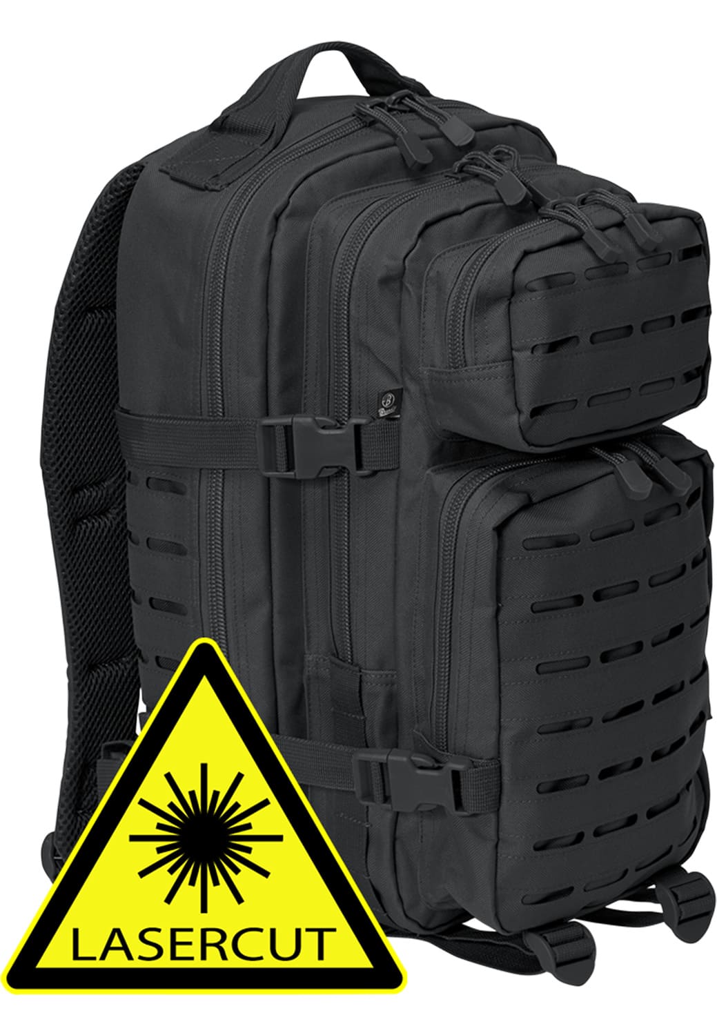 BD8023-00007-0050 Zaino US Cooper Lasercut medio Brandit nero one size