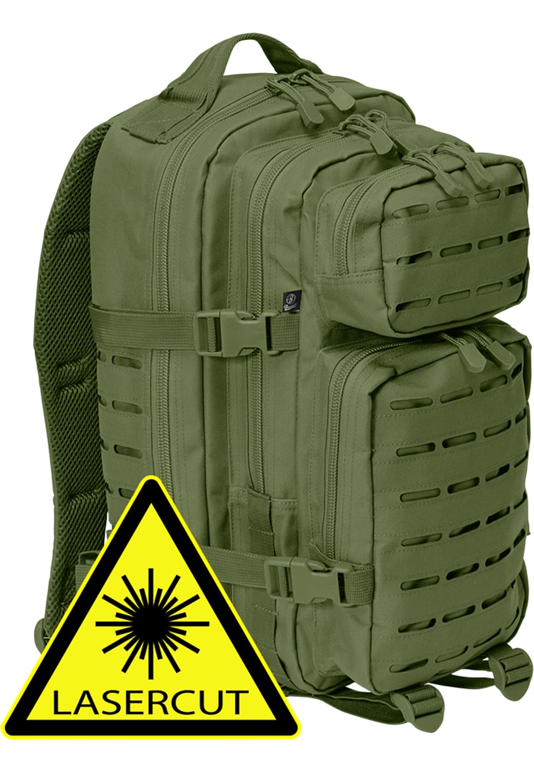 BD8023-00176-0050 US Cooper Lasercut Medium Backpack Brandit Olive One Size