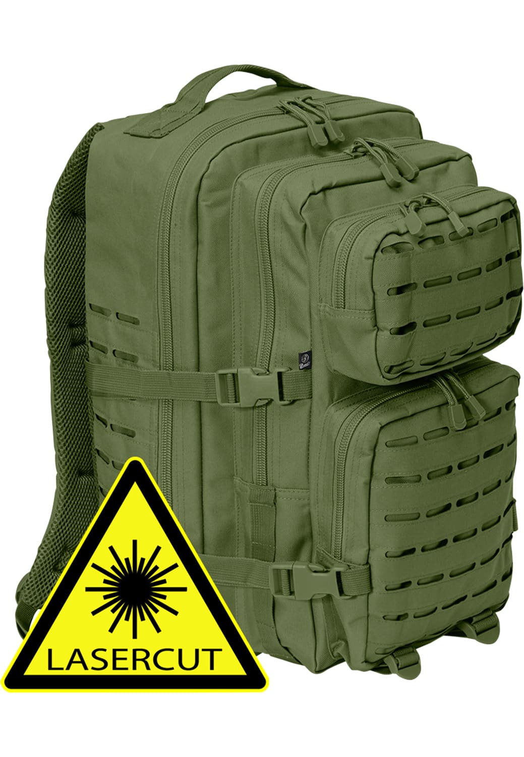 BD8024-00176-0050 US Cooper Lasercut Backpack Large Brandit Olive One Size