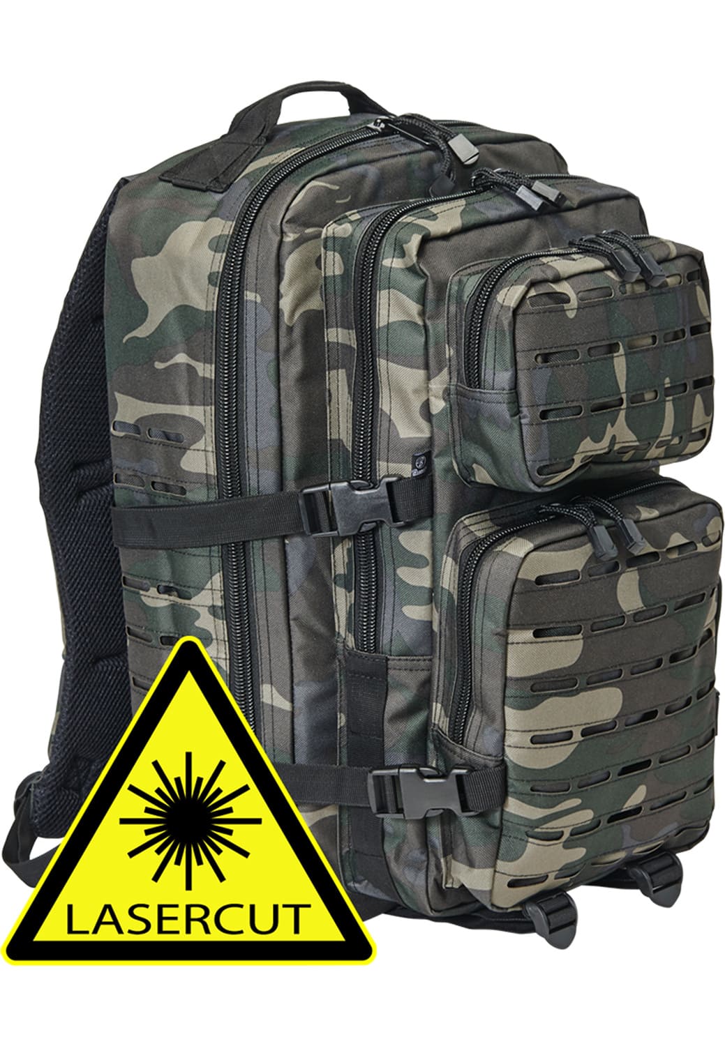 BD8024-00707-0050 US Cooper Lasercut Large Backpack Brandit Dark Camo One Size