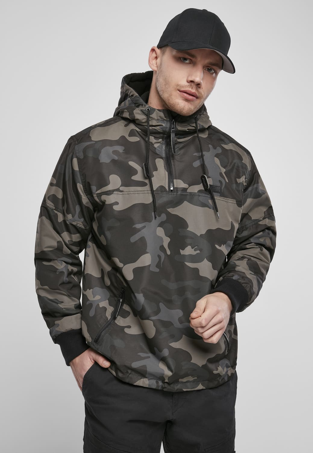 BD9393-00707-0060 Giacca a vento Pull Over Brandit dark camo XXL