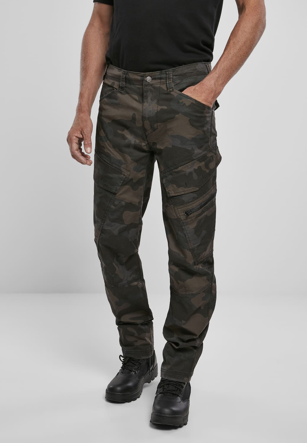 BD9470-00707-0060 Pantaloni cargo Adven Slim Fit Brandit dark camo XXL