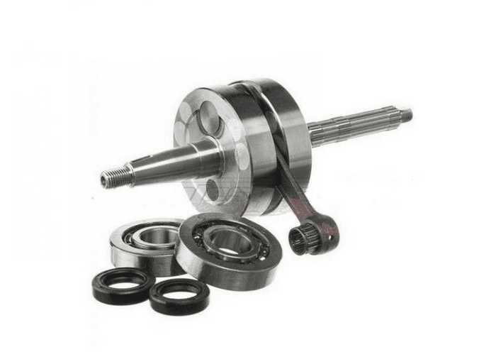 9926220 albero motore tpr corsa 39,3 biella 85 piaggio + cuscinetti e paraoli (anche x maxikit 9928390)