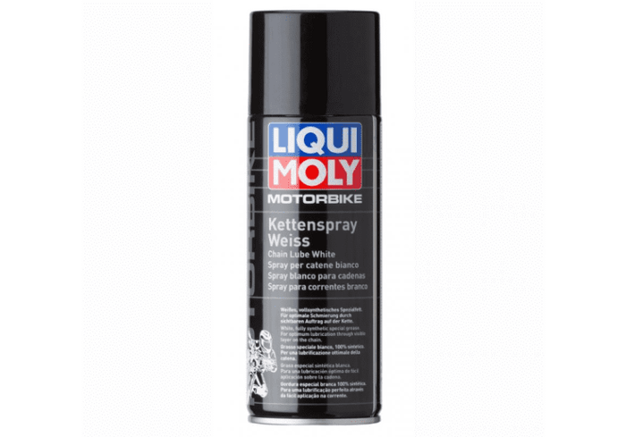 5981 liquimoly motorbike chain lube spray x catene bianco 400ml