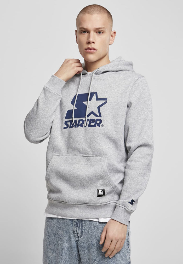 ST071-03061-0060 Hoody The Classic Logo Starter grigio chiaro XXL
