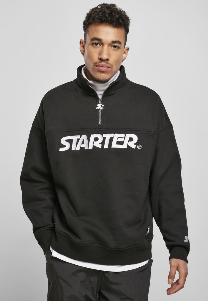 ST134-00007-0060 Maglione Troyer Heavy Color Block Starter nero XXL