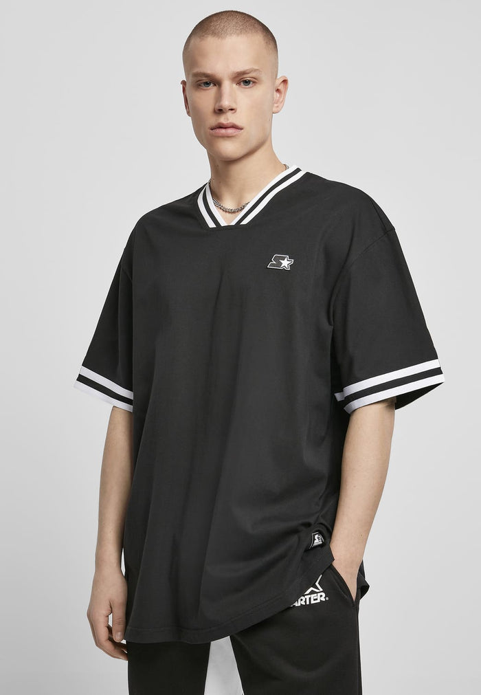 ST136-00007-0060 T-shirt srosso marrone Basic Starter nero XXL