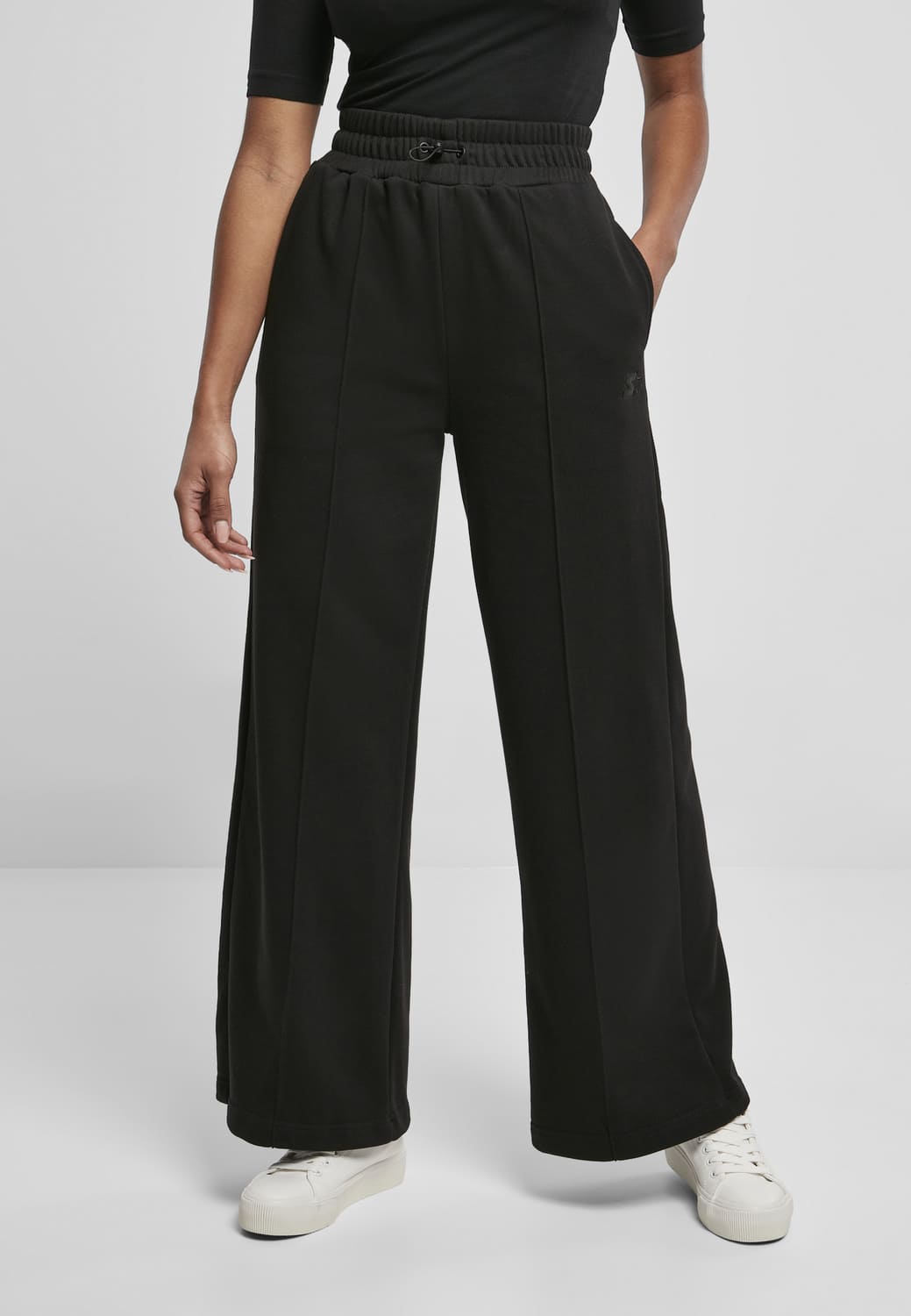 ST169-00007-0058 Wide Leg Ladies Starter Pants Black XS