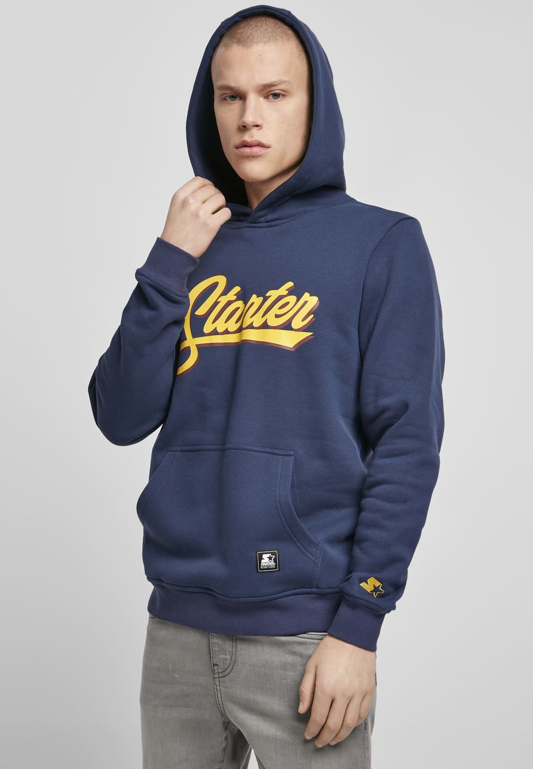 ST176-00800-0058 Hoody Script Starter blu scuro XS
