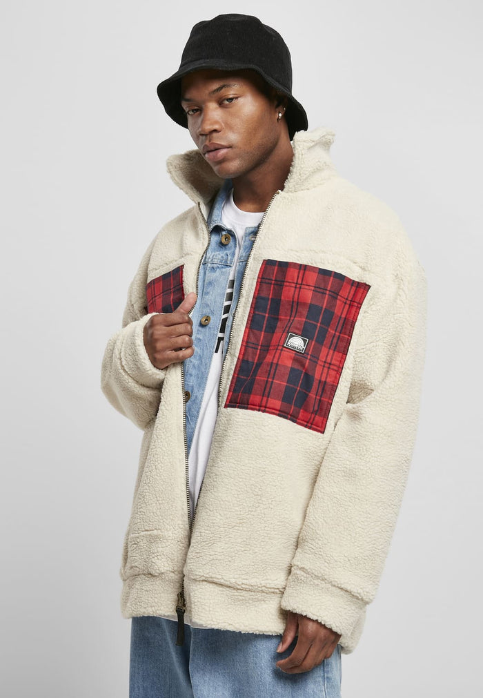 SP038-00208-0060 Giacca Sherpa Southpole sand XXL