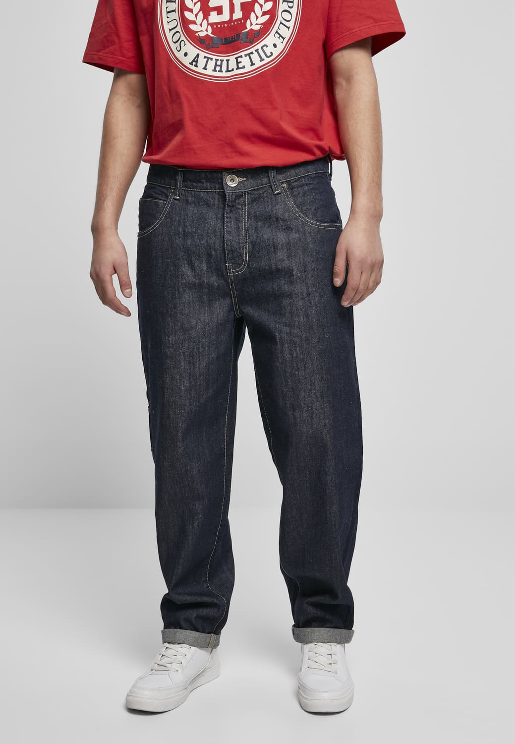 SP128-01896-0012 Jeans Embroidery Southpole raw indigo 36