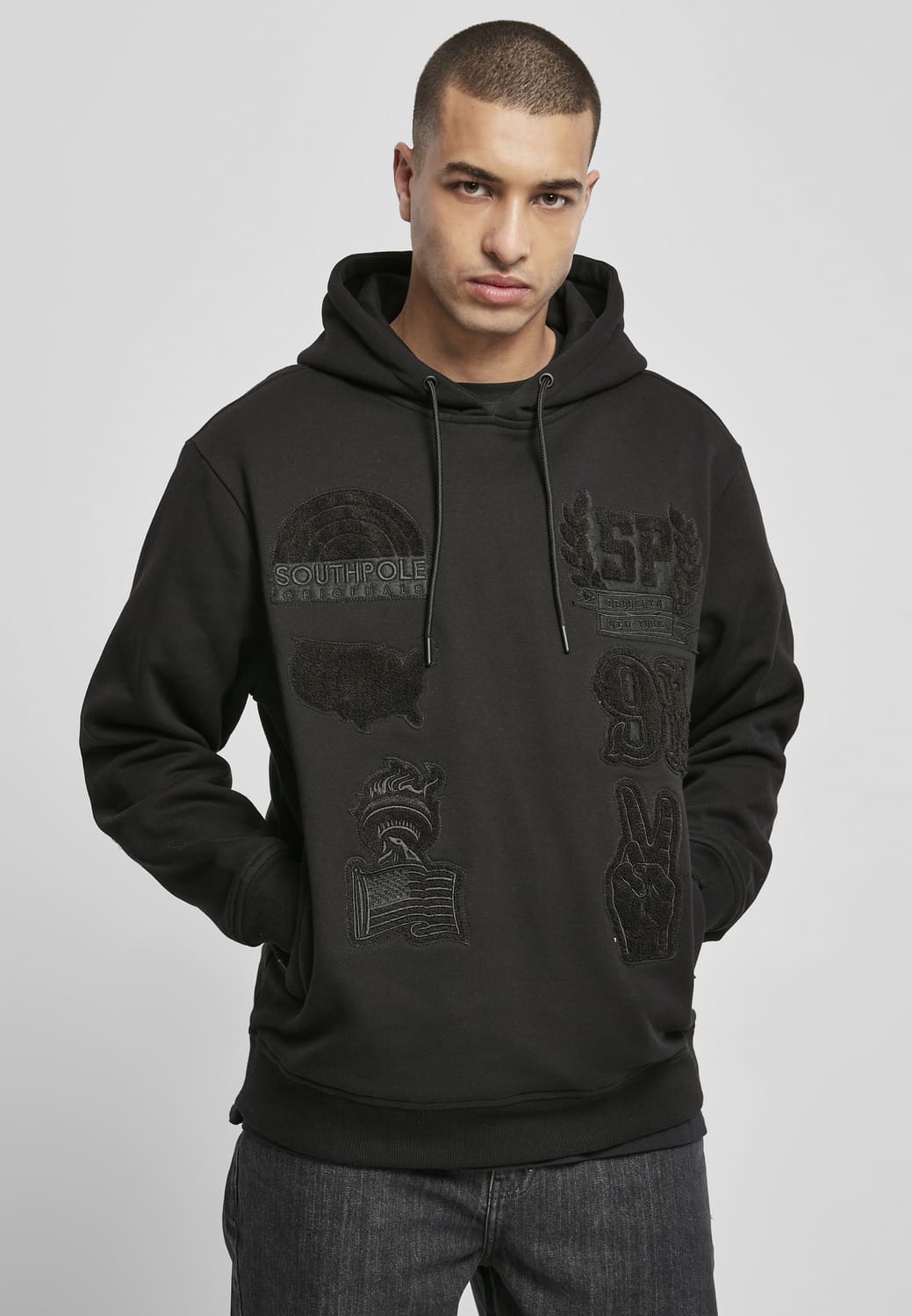 SP142-00007-0060 Hoody Multi Application Southpole nero XXL