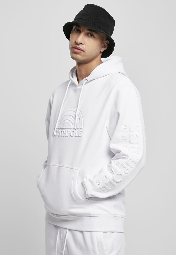 SP147-00220-0060 Hoody 3D Print Southpole bianco XXL