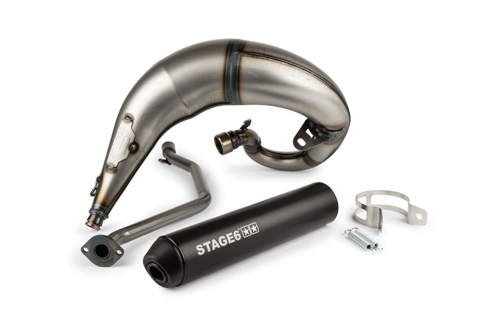 S6-9118835/BM Marmitta Stage6 Streetrace montaggio alto nero Beta RR 2012 / HM / Vent