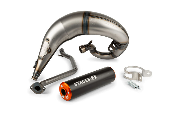 S6-9118835/BO Marmitta Stage6 Streetrace montaggio alto CNC arancione / nero Beta RR 2012 / HM / Vent, COD: S6-9118835/BO