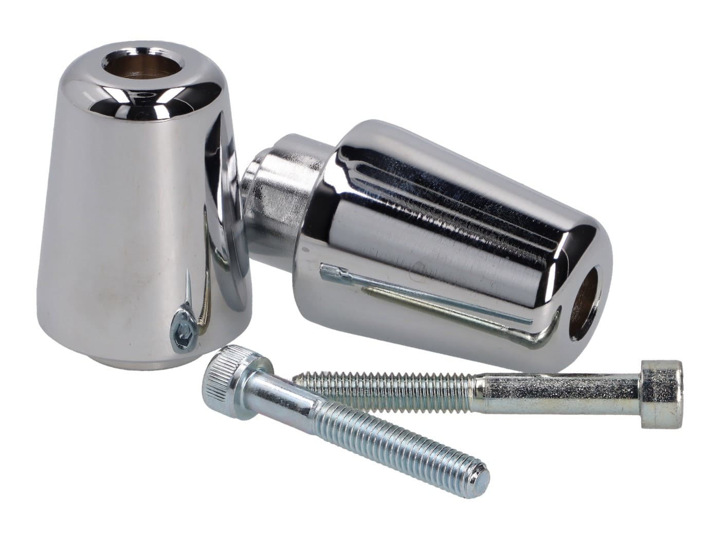 WB-32784 Antivibranti manubrio Buzzetti cromato Vespa Primavera / Sprint / 50 / 125 / 150, COD: WB-32784