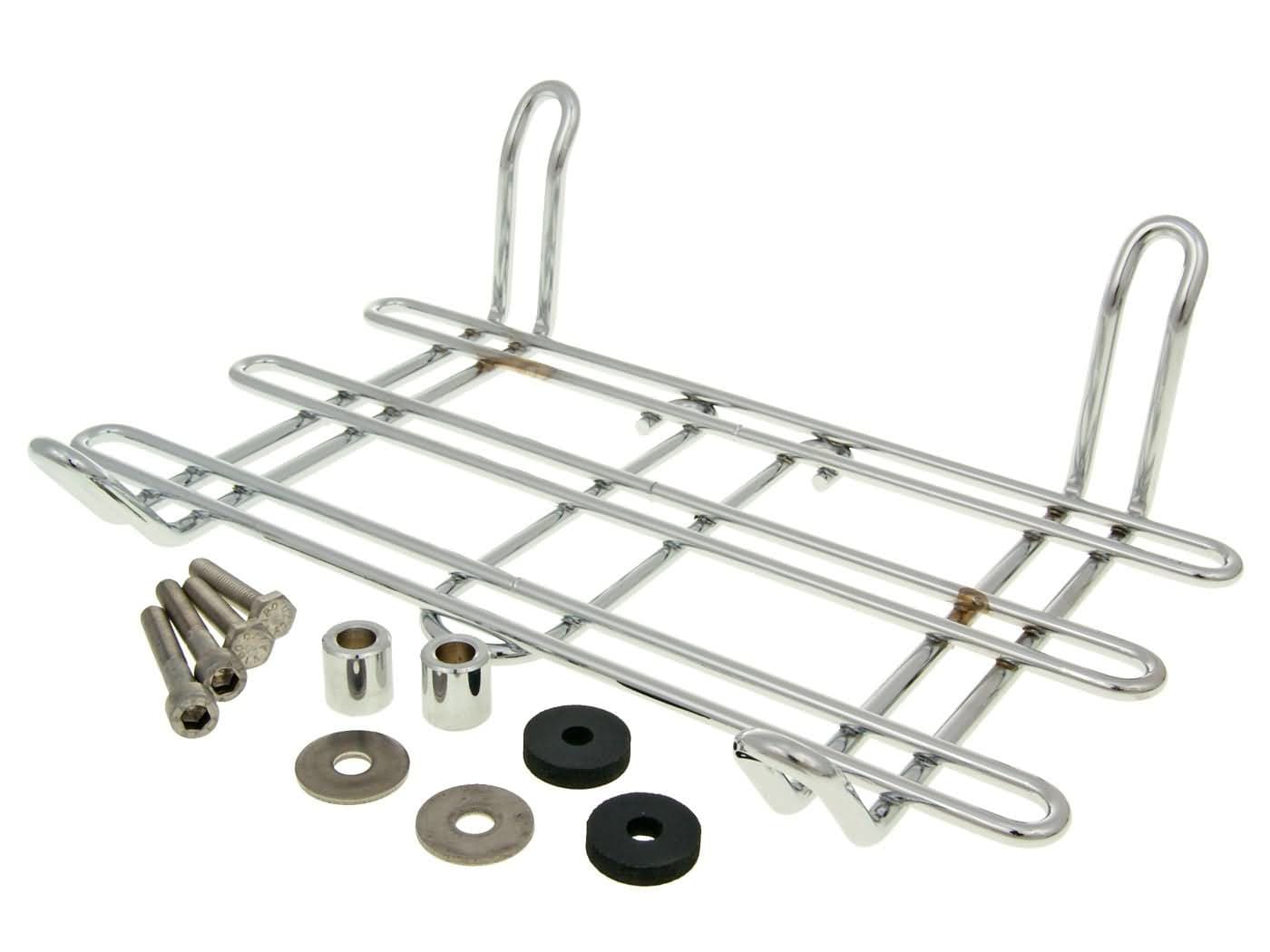 WB-30488 Portapacco Buzzetti cromato Vespa GT / GTS / GTV 125-300cc, COD: WB-30488