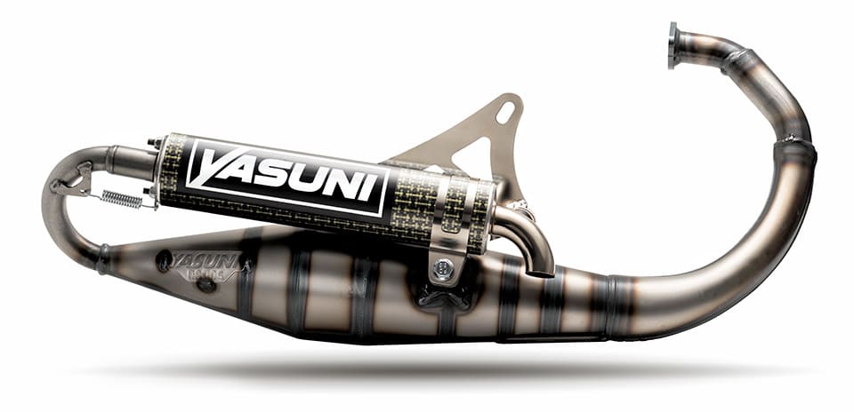 YAS317-2CK Marmitta Yasuni Carrera 10 Carbon / Aramide Minarelli verticale, COD: YAS317-2CK