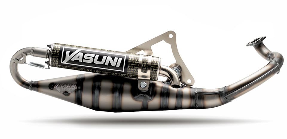 YAS317-4CK Marmitta Yasuni Carrera 10 Carbon / Aramide Peugeot orizzontale, COD: YAS317-4CK