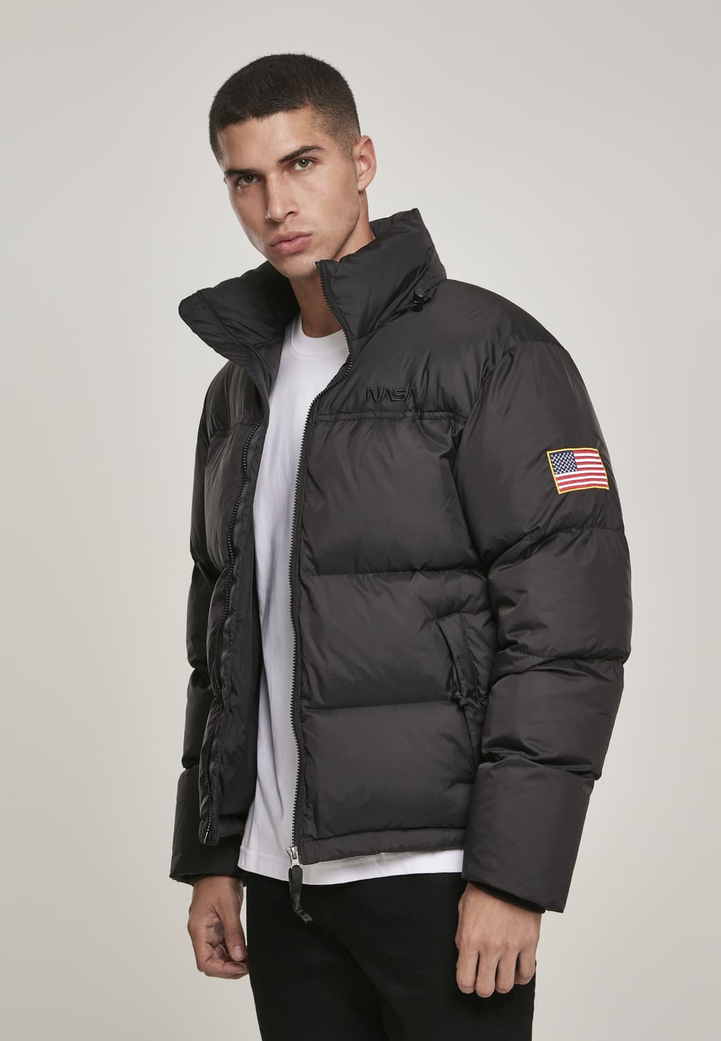 MT1119-00007-0060 NASA Two-Toned Down Jacket Black XXL