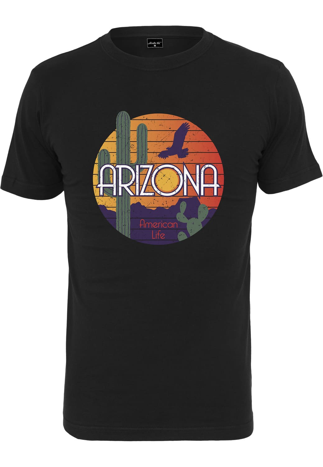 MT1854-00007-0060 T-shirt American Life Arizona nero XXL