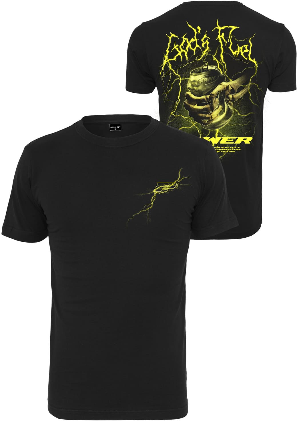 MT1878-00007-0060 XXL black Power T-shirt