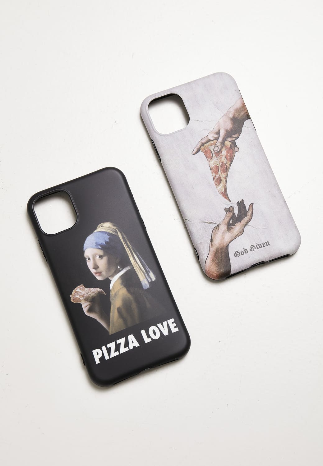 MT2130-01667-0050 Smartphone case Set Real Pizza Art iPhone 11 multicolored