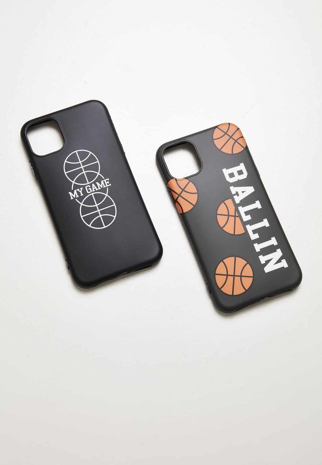 MT2132-03303-0050 Smartphone Case Set Ballin iPhone 11 Black/White/Orange