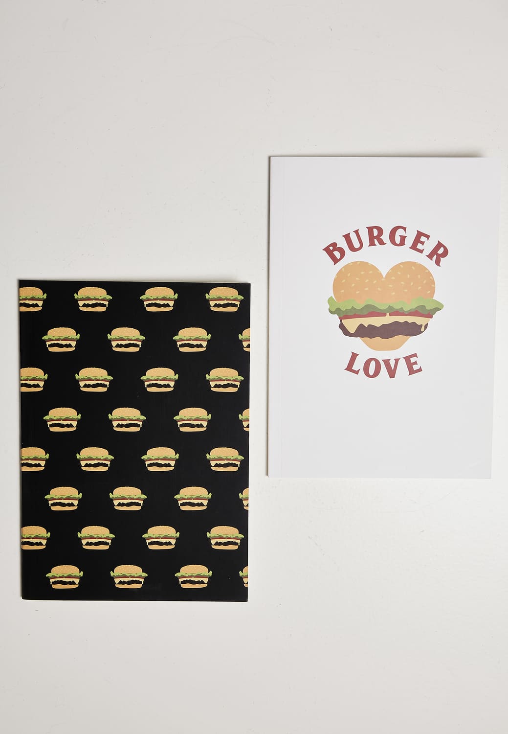 MT2146-02646-0050 Taccuino Burger Love 2-pack bianco/multicolore