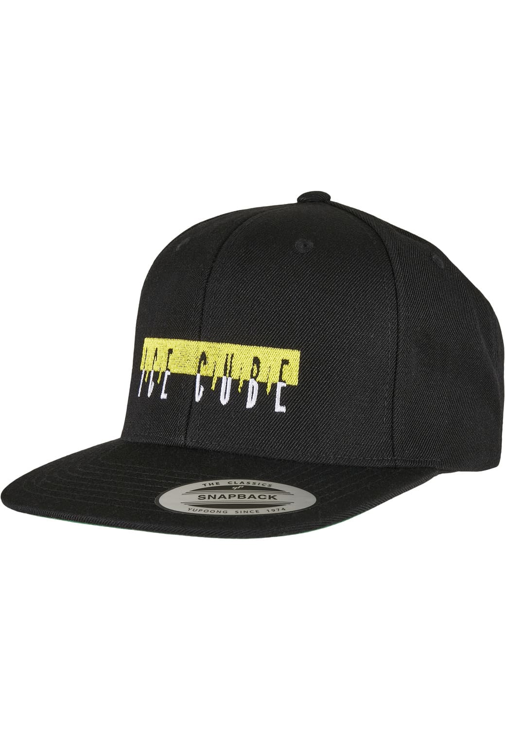 MT2232-00007-0050 Ice Cube Logo Snapback Cap Black