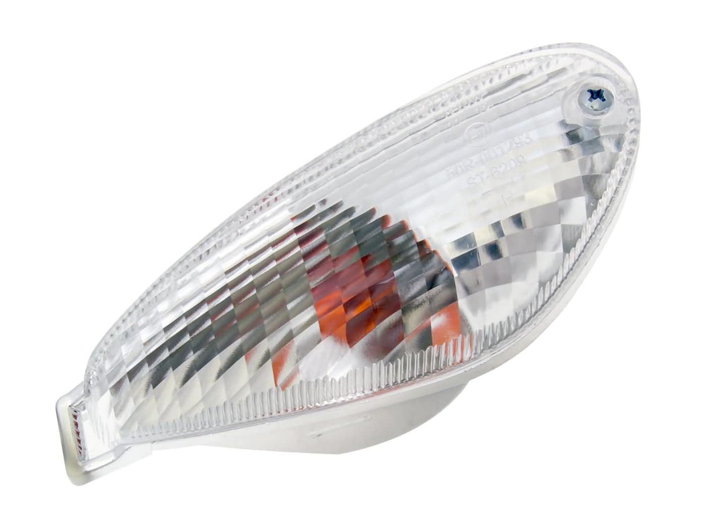 VC23012 Freccia posteriore destra Piaggio NRG trasparente omologato CE, COD: VC23012