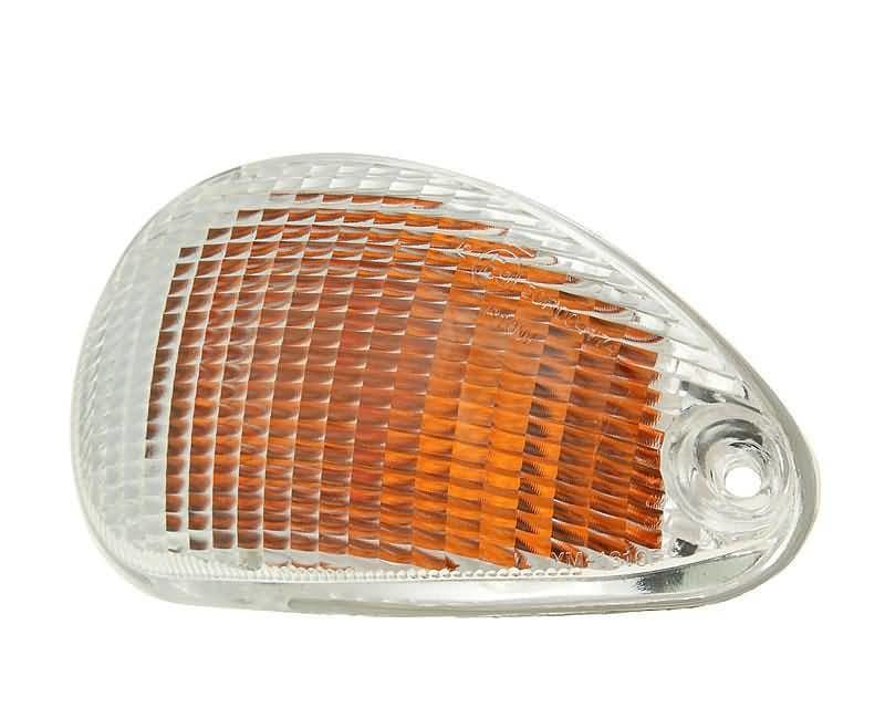 L-SA7432 Frecce Vespa ET2/ET4, posteriore sinistra, trasparente omologato CE, COD: L-SA7432