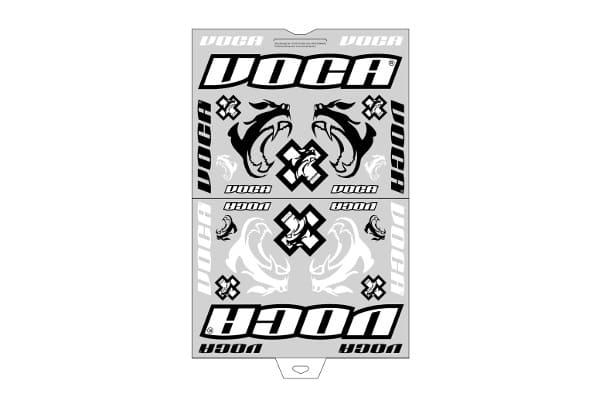 VCR-MD0150 Set Adesivi Voca Race squad (28 Pezzi)