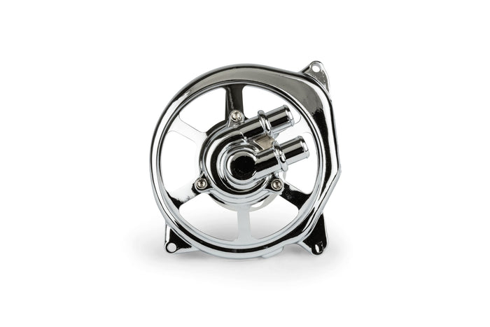 STR-500.51/CR Coperchio Pompa Acqua STR8 EXTREME CUT, Minarelli LC, incl. Cuscinetti, cromato, COD: STR-500.51/CR
