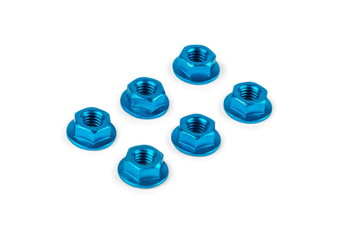 STR-558.03/BL Dadi M6 (x6) anodizzato blu, COD: STR-558.03/BL