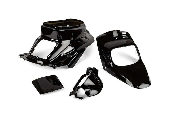 str-990/bk set carene str8 4 pezzi booster bws colore nero, COD: STR-990/BK