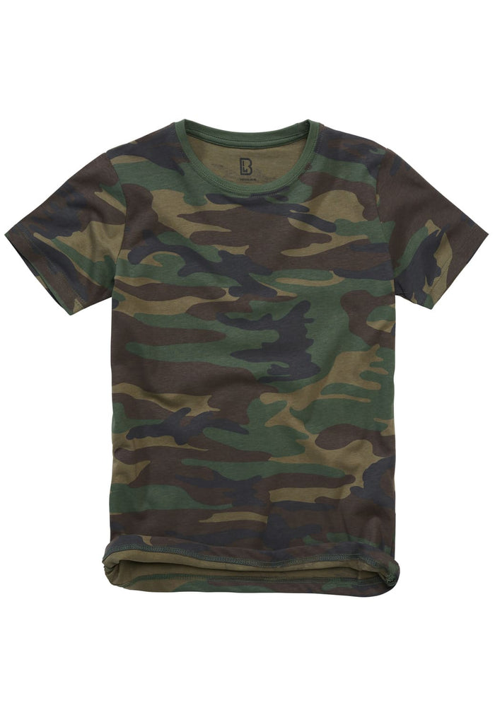 BD6017-00992-0275 T-shirt bambini Brandit woodland 170/176