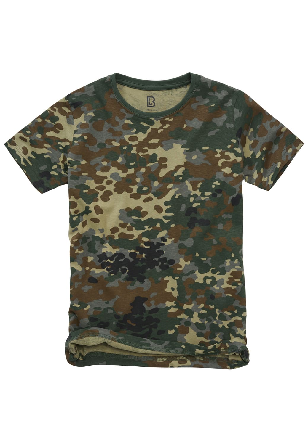 BD6017-02187-0275 T-shirt bambini Brandit flecktarn 170/176
