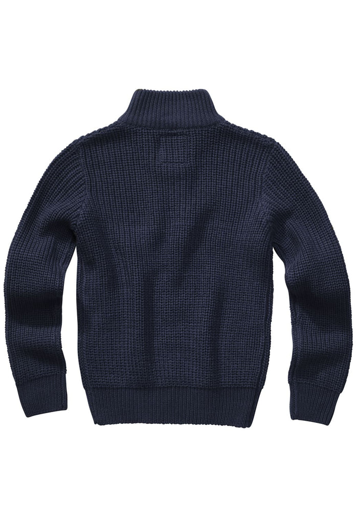 BD6018-00155-0275 Maglione marine troyer bambini Brandit navy 170/176