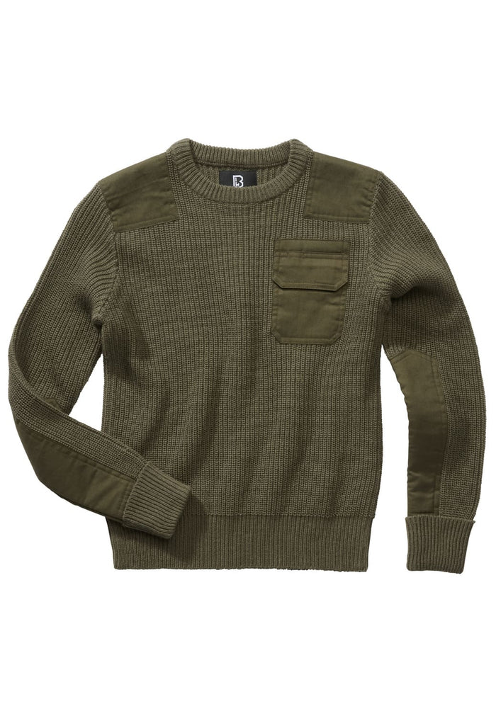 BD6019-00176-0275 Maglione BW bambini Brandit oliva 170/176