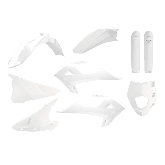 POL-91031 Kit Carena Polisport bianco GasGas EC / Rieju MR, COD: POL-91031