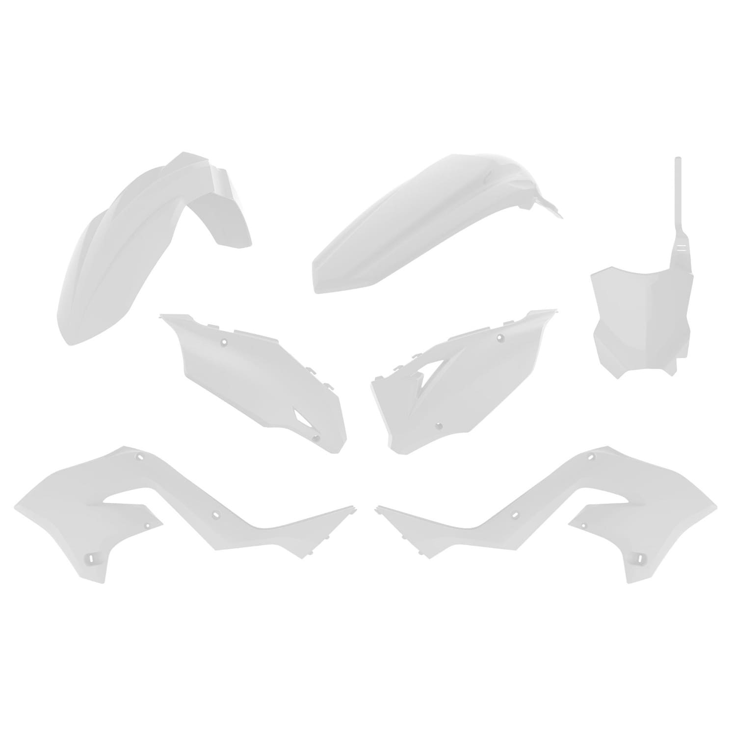 POL-91035 White Polisport Restyle Fairing Kit Kawasaki KX125 / 250