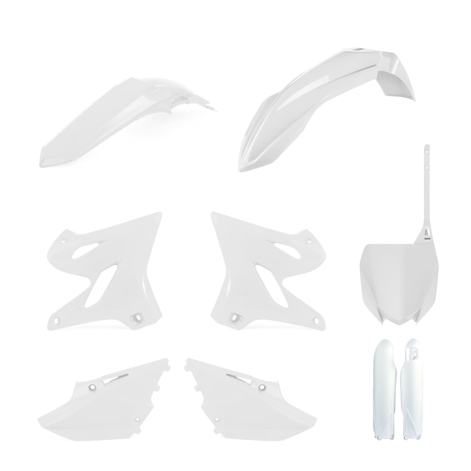 POL-91073 Kit Carena Polisport bianco Yamaha YZ125 / 250, COD: POL-91073